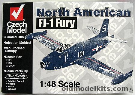 Czech Model 1/48 Yakovlev Yak-15 - With Decals For Three USSR Aircraft, 4804 plastic model kit